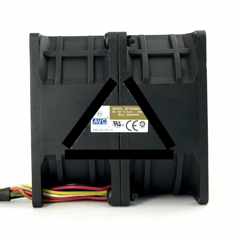 AVC DFTA0880Y2U DC 12V 7.2A 8 Wires Axial Cooling Fan