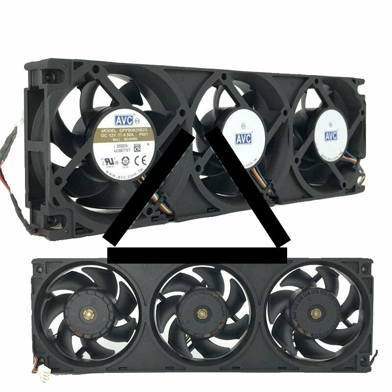 AVC DPPB0825B2G DC 12V 4.50A 8025 Axial Cooling Fan