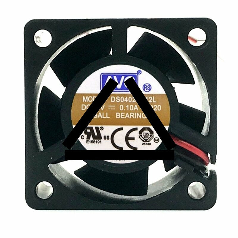 AVC DS04020B12L DC 12V 0.10A 2 Wires / 3 Wires / 4 Wires Axial Cooling Fan