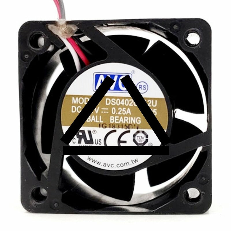 AVC DS04020B12U DC 12V 0.25A 4020 Axial Cooling Fan