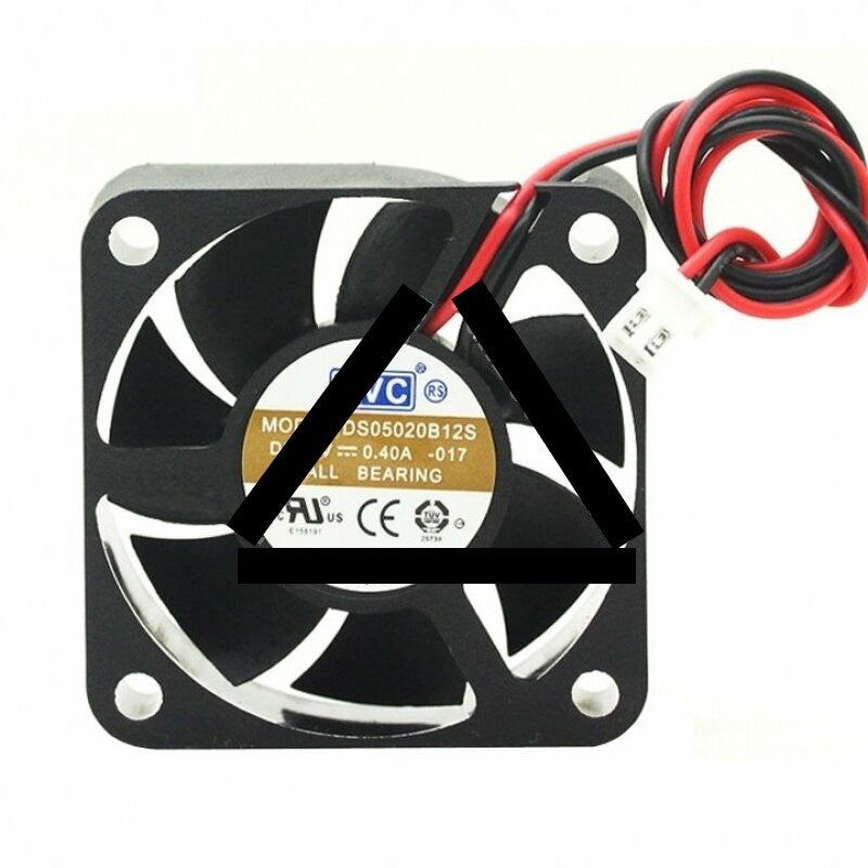 AVC DS05020B12S DC 12V 0.40A 2 Wires / 3 Wires Axial Cooling Fan