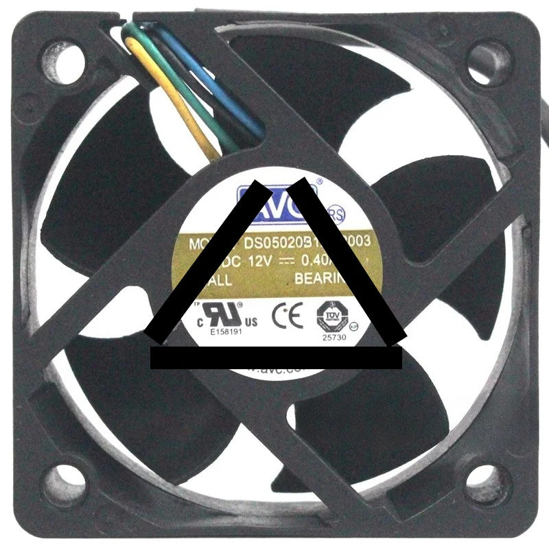 AVC DS05020B12UP003 12V 0.40A Ball Bearing Cooling Fan