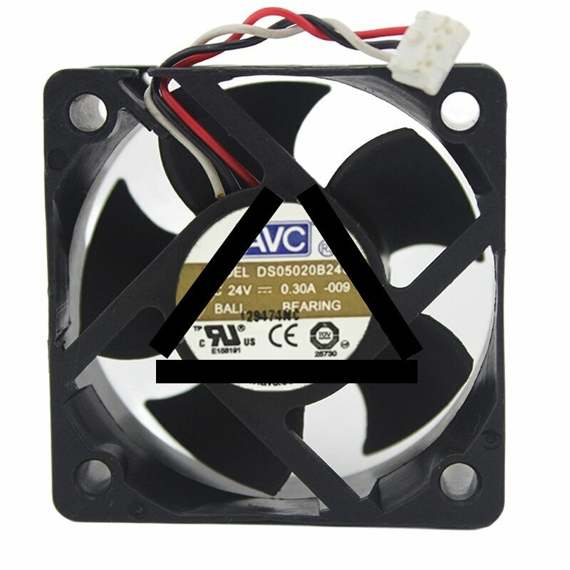 AVC DS05020B24U DC 24V 0.30A 5020 Axial Ball Bearing Cooling Fan
