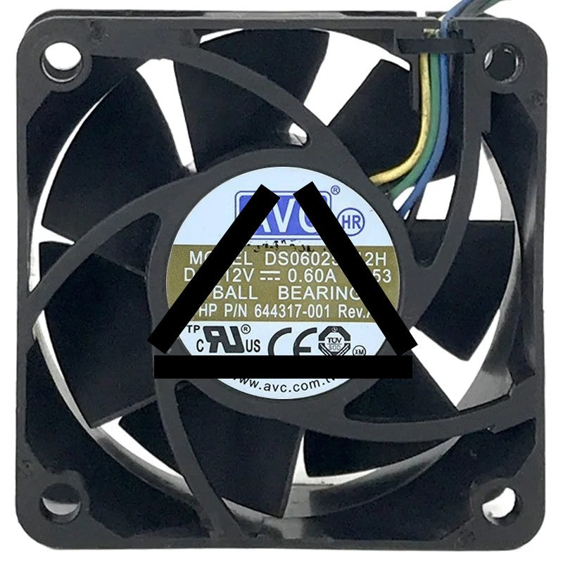 AVC DS06025B12H 12V 0.60A Ball Bearing Axial Fan