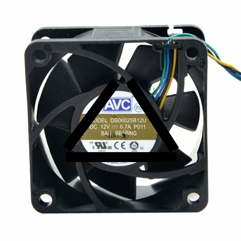 AVC DS06025B12U DC 12V 0.70A 2 Wires / 3 Wires / 4 Wires Axial Cooling Fan