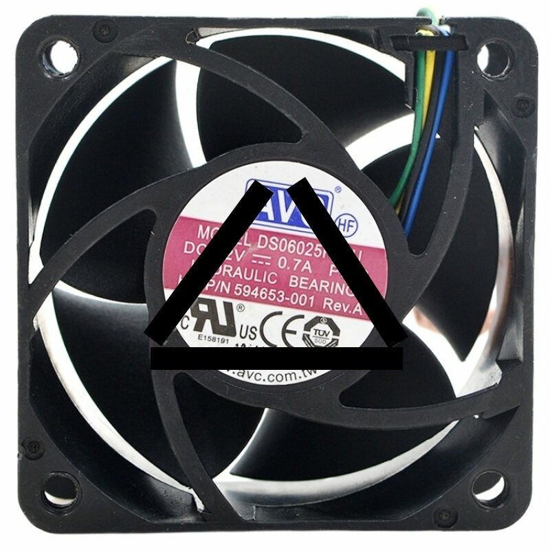 AVC DS06025R12U DC 12V 0.7A 6025 Hydraulic Bearing Axial Cooling Fan