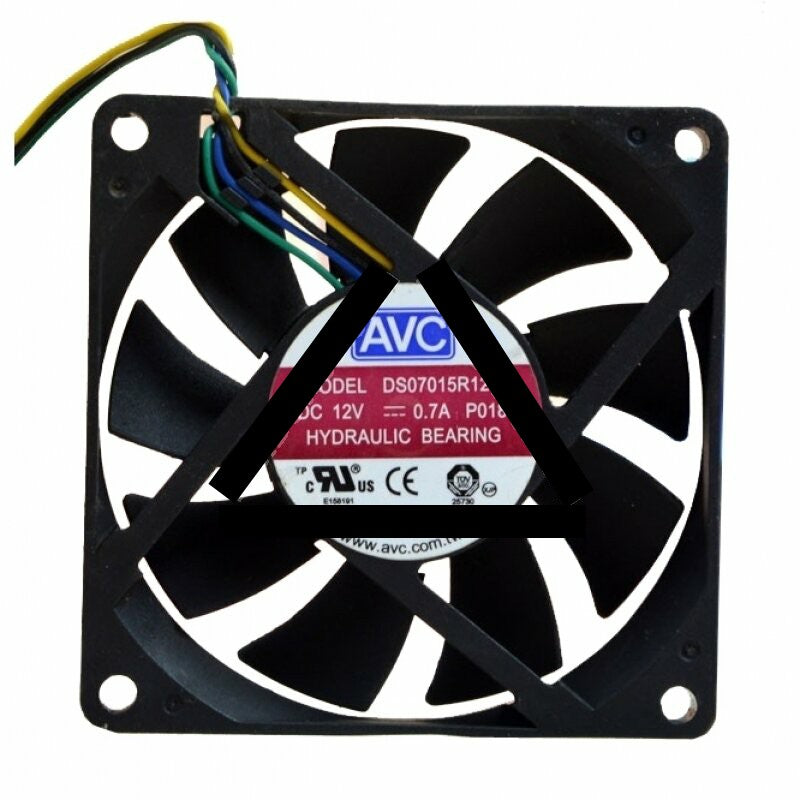 AVC DS07015R12U DC 12V 0.70A 2 Wires / 3 Wires / 4 Wires Axial Cooling Fan