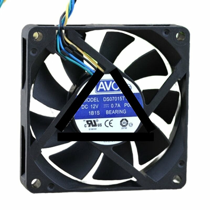 AVC DS07015T12U DC 12V 0.7A 2 Wires / 3 Wires / 4 Wires Axial Cooling Fan