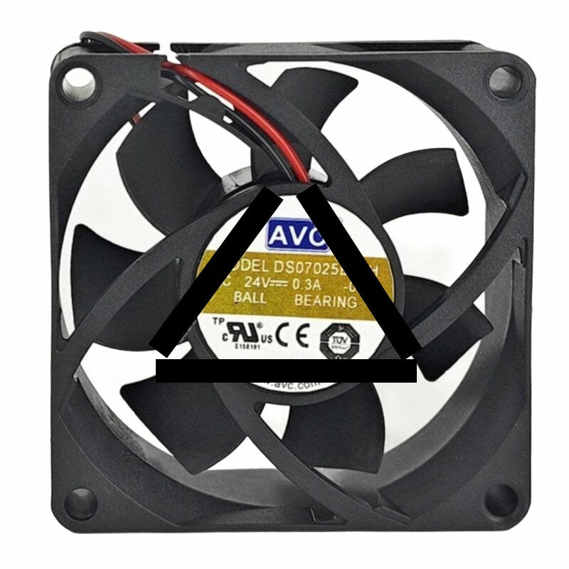 AVC DS07025B24H DC 24V 0.3A 7025 Axial Cooling Fan