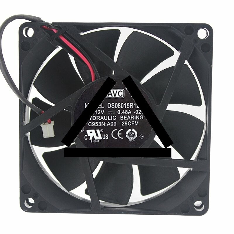 AVC DS08015R12M DC 12V 0.48A 8015 Axial Hydraulic Bearing Cooling Fan