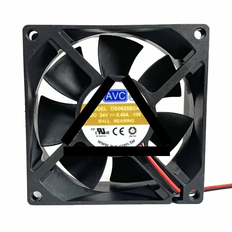 AVC DS08025B24U DC 24V 0.40A 2 Wires / 3 Wires Axial Cooling Fan
