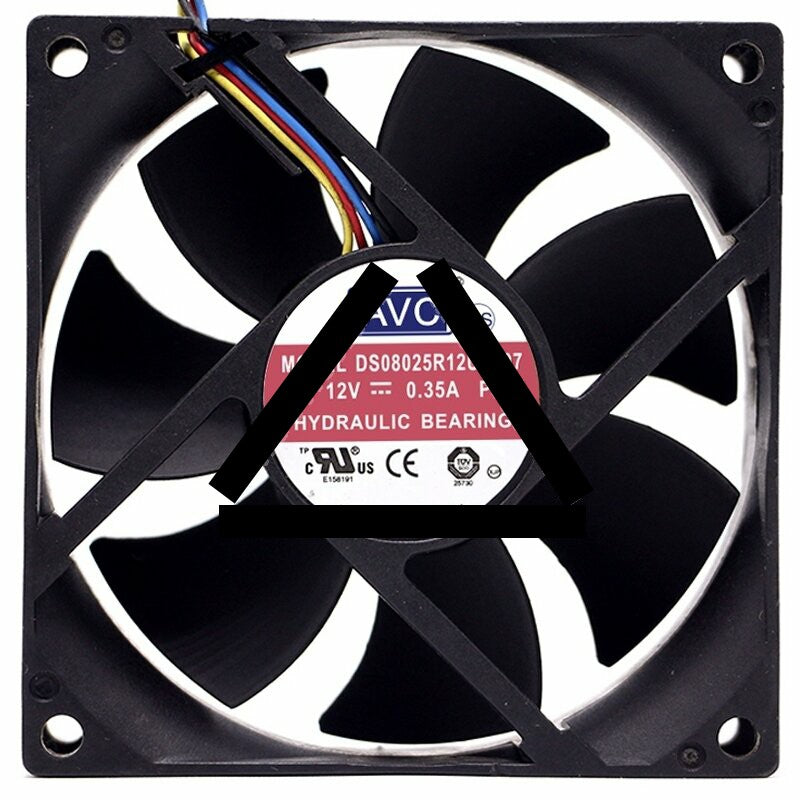 AVC DS08025R12UP097 DC 12V 0.35A Hydraulic Bearing Axial Fan