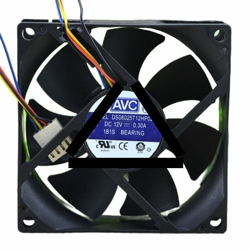 AVC DS08025T12HP028 DC 12V 0.30A 2 Wires / 3 Wires / 4 Wires Axial Cooling Fan