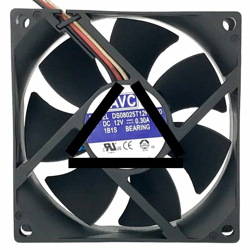 AVC DS08025T12HS090 DC 12V 0.30A 1B1S Bearing Axial Cooling Fan