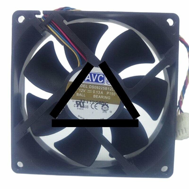 AVC DS09225B12L DC 12V 0.13A 9025 Ball Bearing Axial Cooling Fan