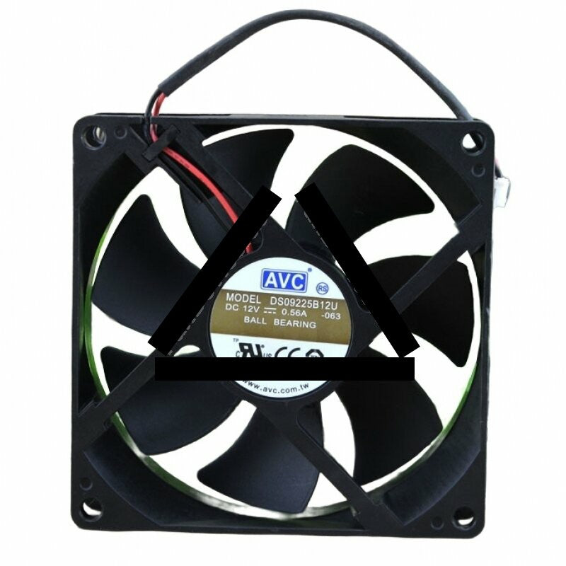 AVC DS09225B12U DC 12V 0.56A 2 Wires / 3 Wires / 4 Wires Axial Cooling Fan