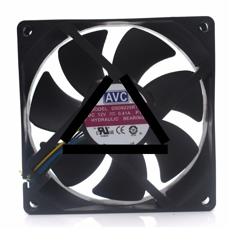 AVC DS09225R12H DC 12V 0.41A 2 Wires / 3 Wires / 4 Wires Axial Cooling Fan