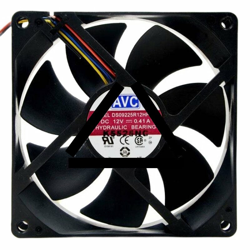 AVC DS09225R12HPFAF DC 12V 0.41A Hydraulic Bearing Axial Cooling Fan
