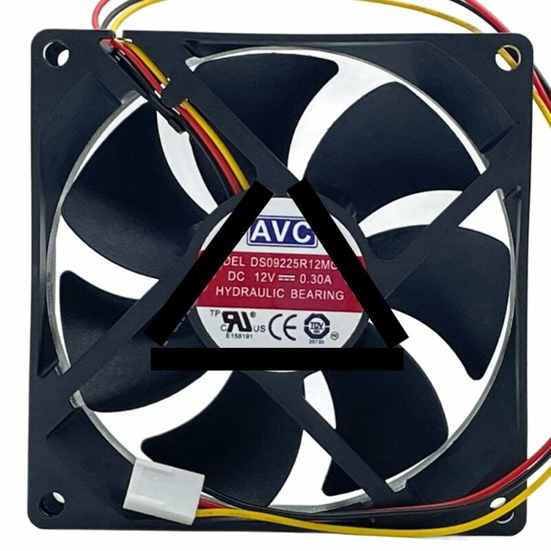 AVC DS09225R12MC234 DC 12V 0.30A Hydraulic Bearing Axial Cooling Fan