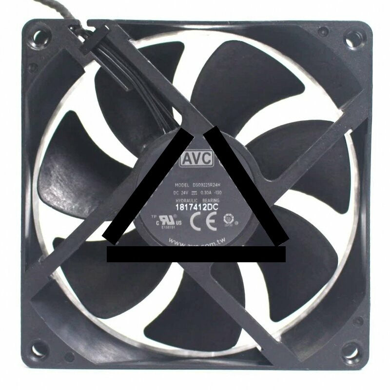 AVC DS09225R24H DC 24V 0.30A 9225 Hydraulic Bearing Axial Cooling Fan