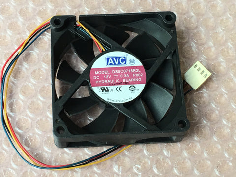 AVC DSSC0715R2L P002 DC12V 0.3A Server Square Cooling fan
