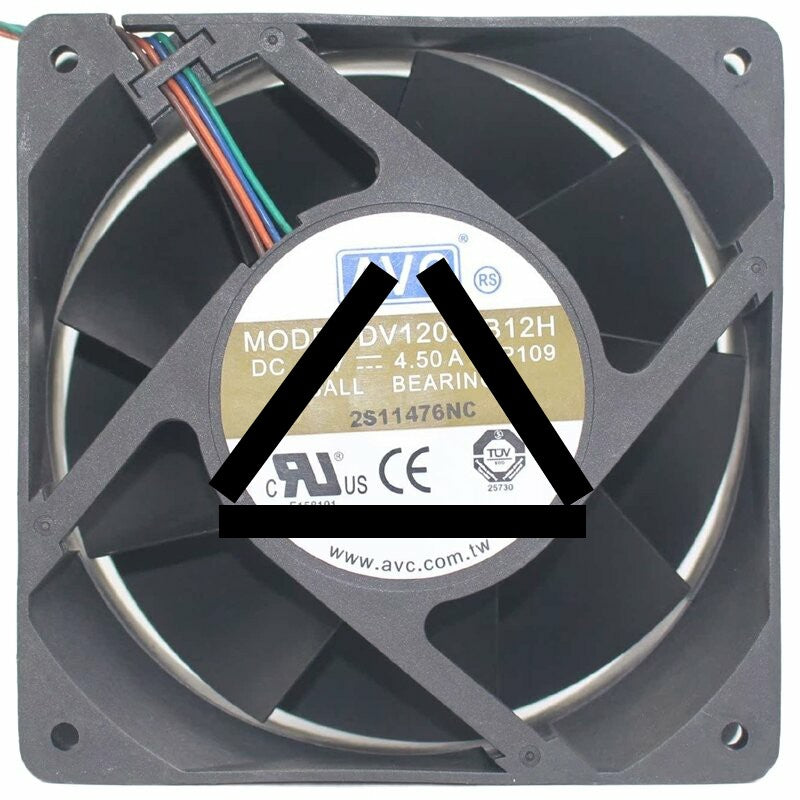 AVC DV12038B12H 12V 4.50A 2 / 3 / 4 Wires Cooling Fan