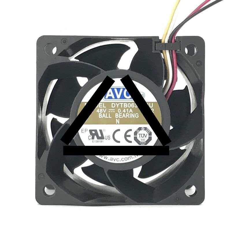 AVC DYTB0638B8U DC 48V 0.41A 2 Wires / 3 Wires / 4 Wires Axial Cooling Fan