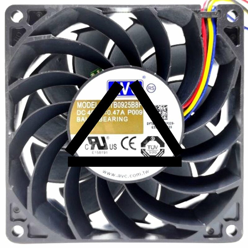 AVC DYTB0925B8F DC 48V 0.47A 2 / 3 / 4 Wires Ball Bearing Axial Fan