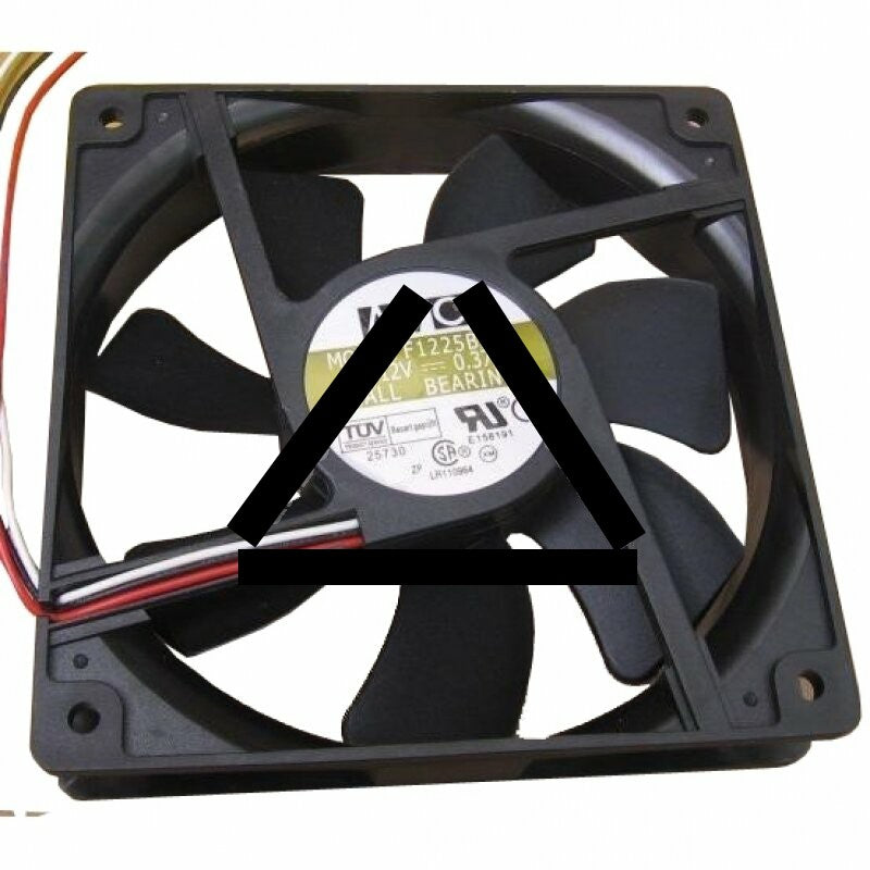 AVC F1225B12V DC 12V 0.45A 3 Wires Axial Cooling Fan