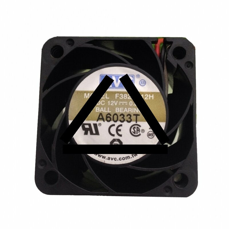 AVC F3828B12H DC 12V 0.3A 3 Wires Axial Cooling Fan