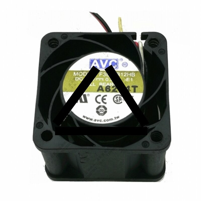 AVC F3828B12HB DC 12V 0.3A 3 Wires Axial Cooling Fan