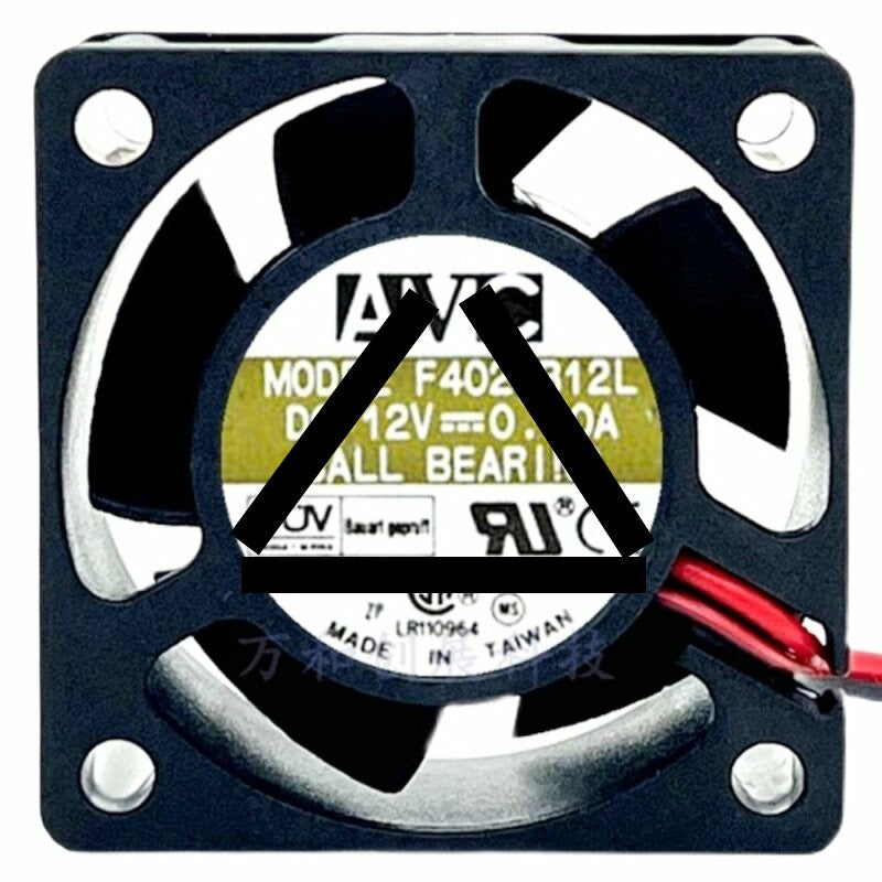 AVC F4020B12L DC 12V 0.10A 4020 Ball Bearing Axial Cooling Fan