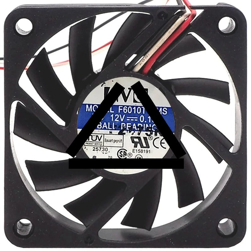 AVC F6010T12MS DC 12V 0.15A 3 Wires Ball Bearing Axial Cooling Fan