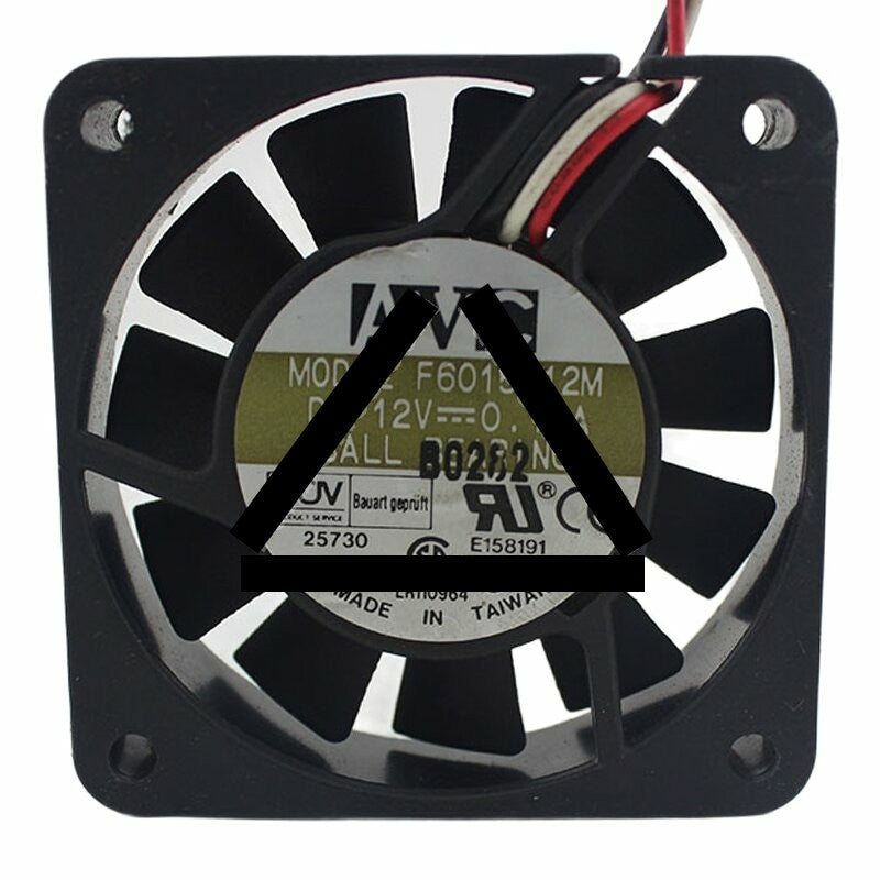 AVC F6015B12M DC 12V 0.15A 6015 Ball Bearing Axial Cooling Fan