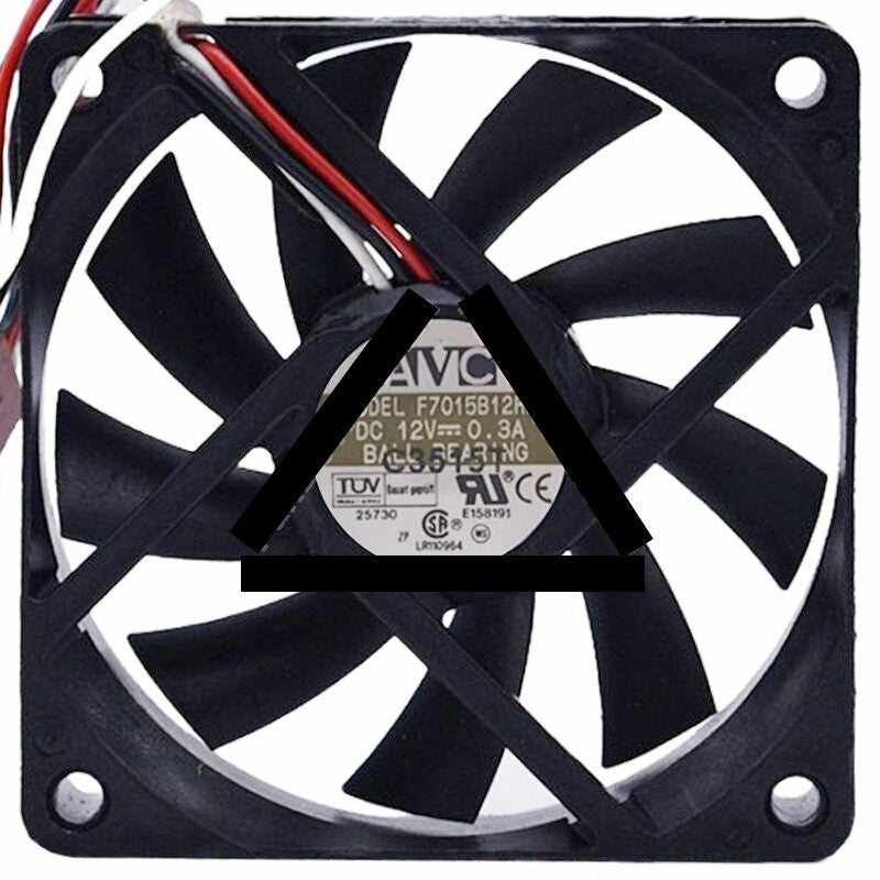 AVC F7015B12HB 12V 0.3A Ball Bearing Axial Fan