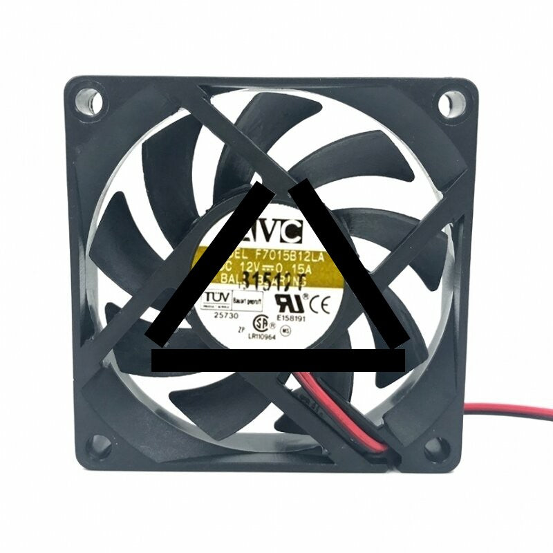 AVC F7015B12LA DC 12V 0.15A 2 Wires / 3 Wires Axial Cooling Fan