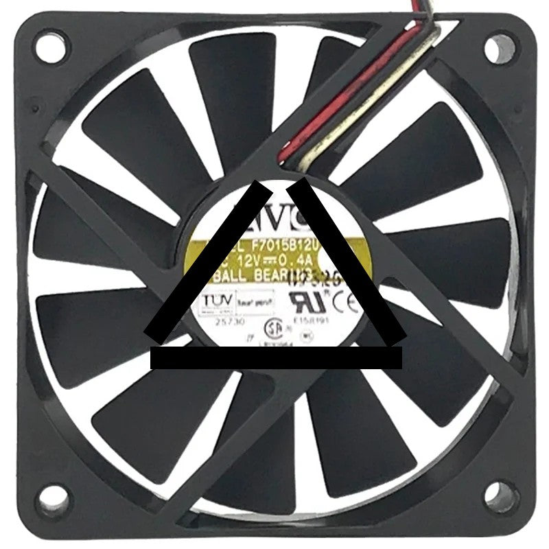 AVC F7015B12U 12V 0.4A 3 Wires Ball Bearing Axial Cooling Fan