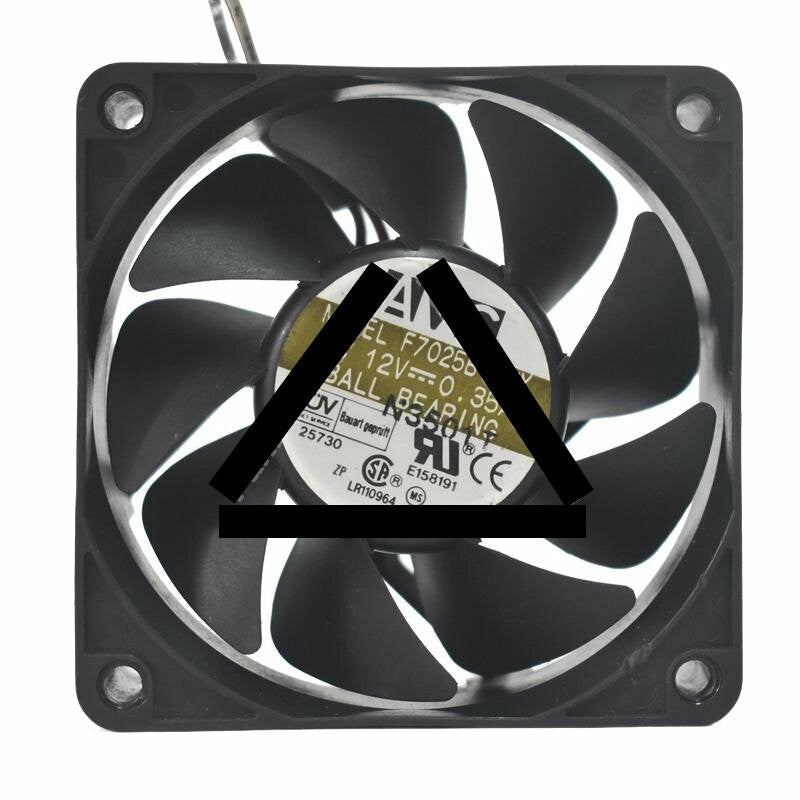 AVC F7025B12MY DC 12V 0.35A 7025 Axial Ball Bearing Cooling Fan