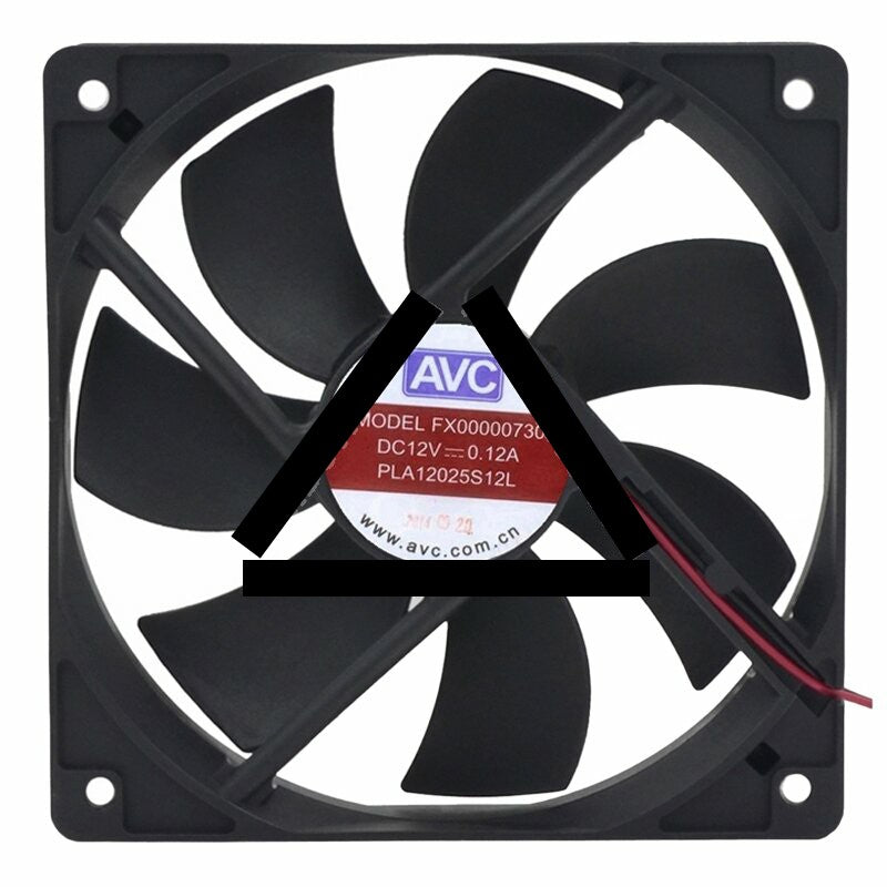 AVC FX00000730 PLA12025S12L DC 12V 0.12A 12025 Axial Cooling Fan