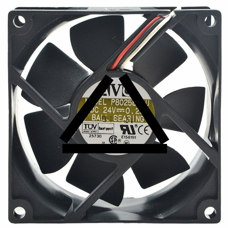 AVC P8025B24U DC 24V 0.23A Ball Bearing Axial Cooling Fan