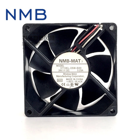 Axial Fan blower brand new radiator fan frequency converter 3110KL-05W-B89 24V Instrumentation 80*80*25mm