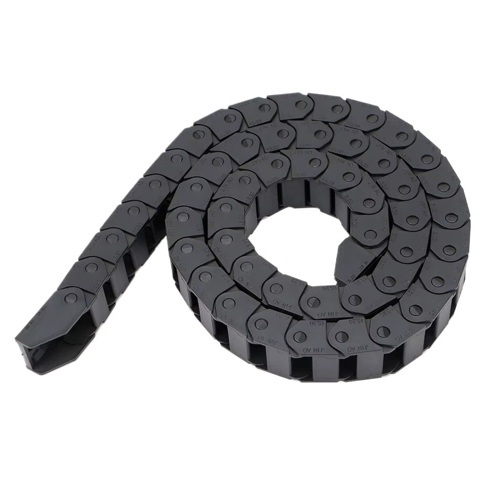 Cable Chain 15*15 15*20 15*30 15*40 15*50mm Semi-Enclosed Interior Opening Wire Transmission Carrier Plastic Drag Towline
