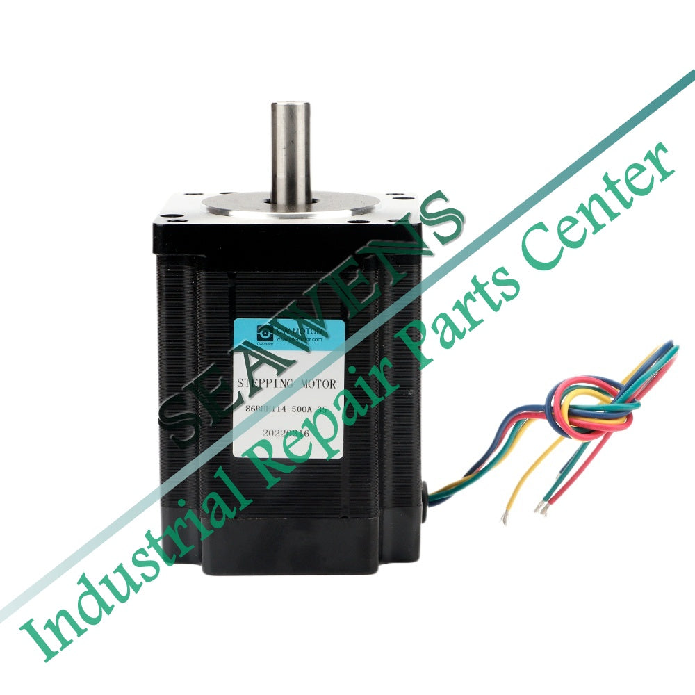 2 Phase Nema 34 Stepper Motor Troque 6.8Nm 5A 1.8 Step Angle Length 114mm Shaft 14mm For CNC Engraving Machine