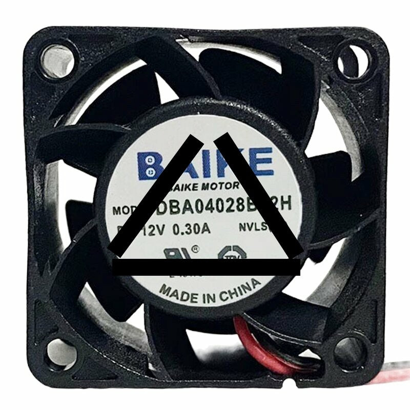 BAIKE DBA04028B12H DC 12V 0.30A 4028 Axial Cooling Fan
