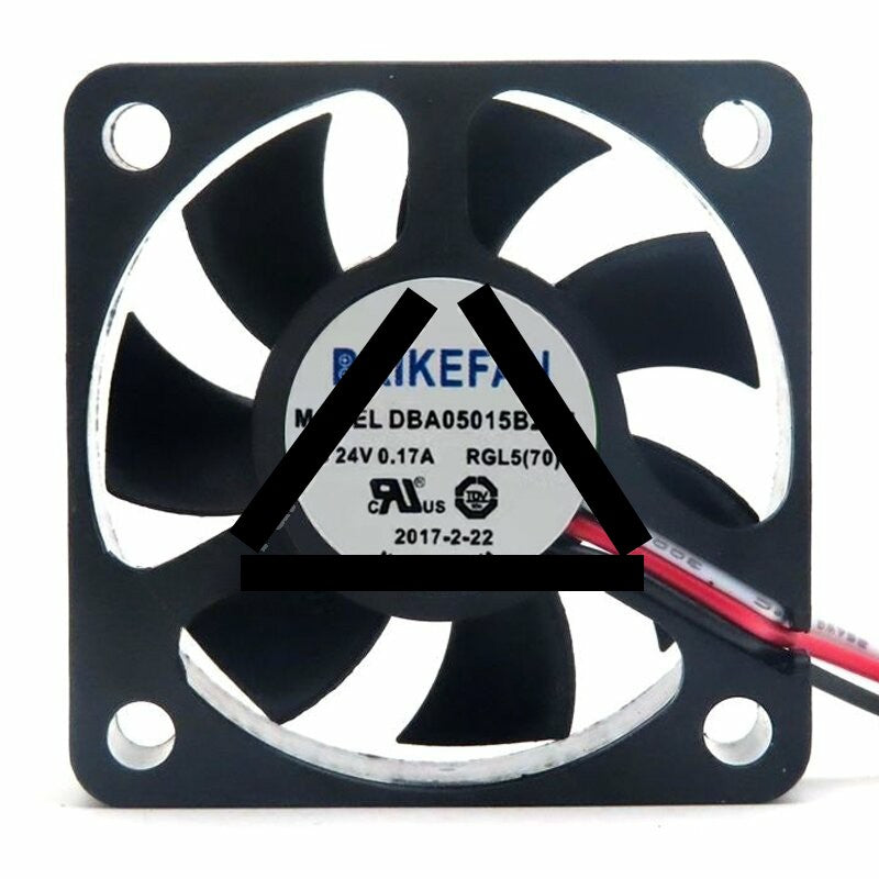 BAIKE FAN DBA05015B24H DC 24V 0.17A 2 Wires / 3 Wires Axial Cooling Fan