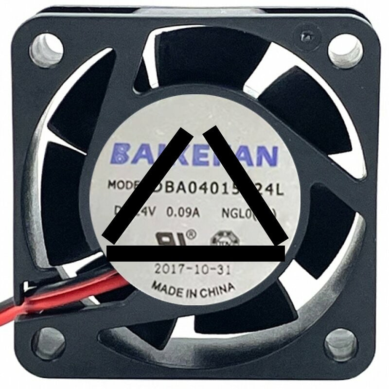 BAIKEFAN DBA04015B24L 24V 0.09A 2 Wires Axial Cooling Fan