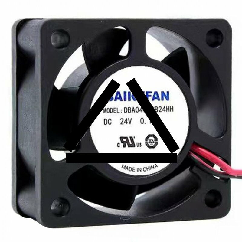 BAIKEFAN DBA04020B24HH DC 24V 0.15A 2 Wires Axial Cooling Fan