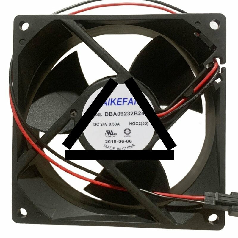 BAIKEFAN DBA09232B24G DC 24V 0.50A 2 Wires Axial Cooling Fan