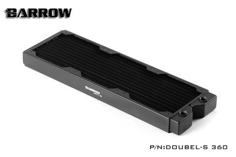 Barrow Double-S360 double-s series 360mm high-density double-wave copper water cooler for 12cm fans