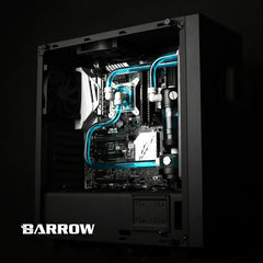 Barrow YR01, Hardtube CPU Water Cooling Kits, 240mm Radiator, CPU Block, 130mm Reservoir, for CPU cooling AM3/AM4/115X/11